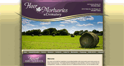Desktop Screenshot of heermortuary.com