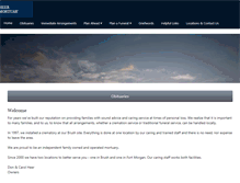 Tablet Screenshot of heermortuary.com